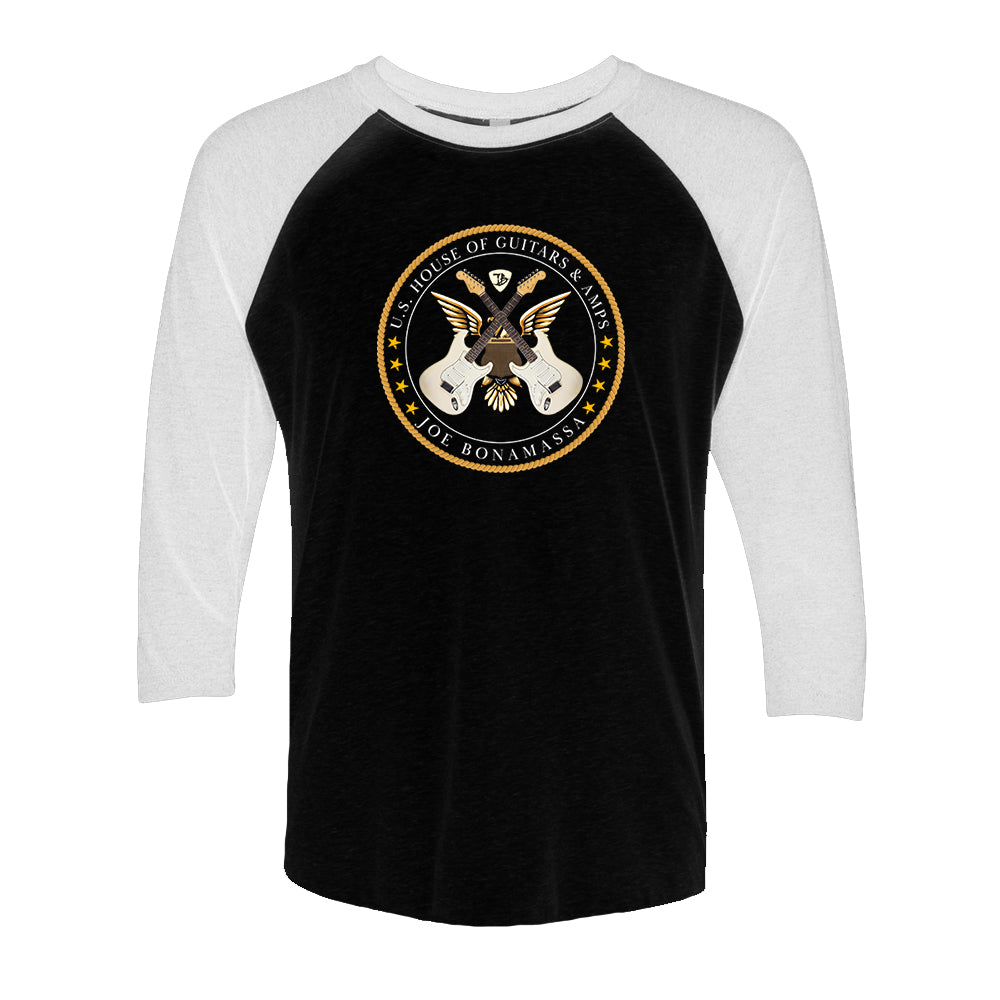 House of Guitars & Amps 3/4 Sleeve T-Shirt (Unisex)