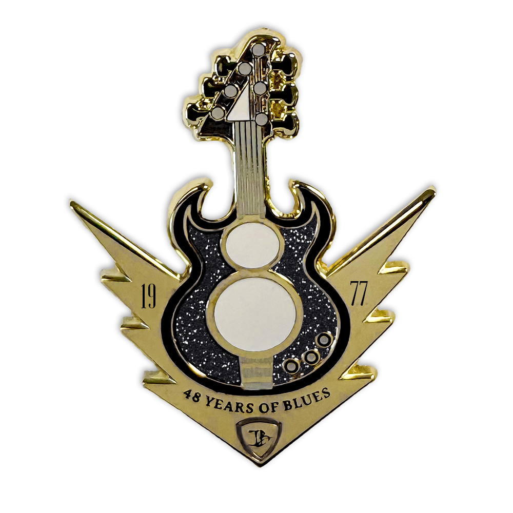 48 Years of Blues Pin - Black Limited Edition (50 pieces)