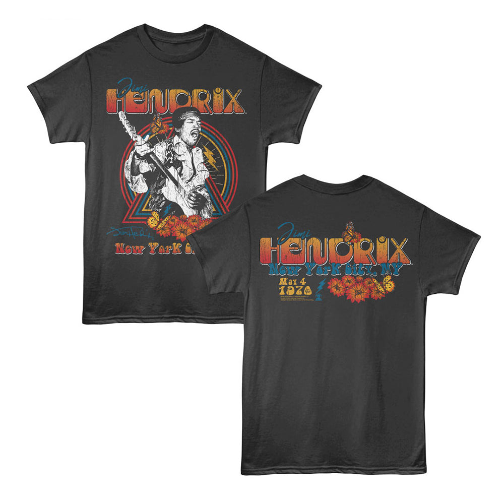 Jimi Hendrix - New York 1970 T-Shirt (Men)