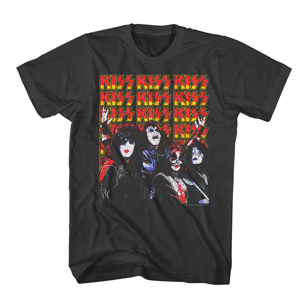 KISS - Lots Of Logos T-Shirt (Men)
