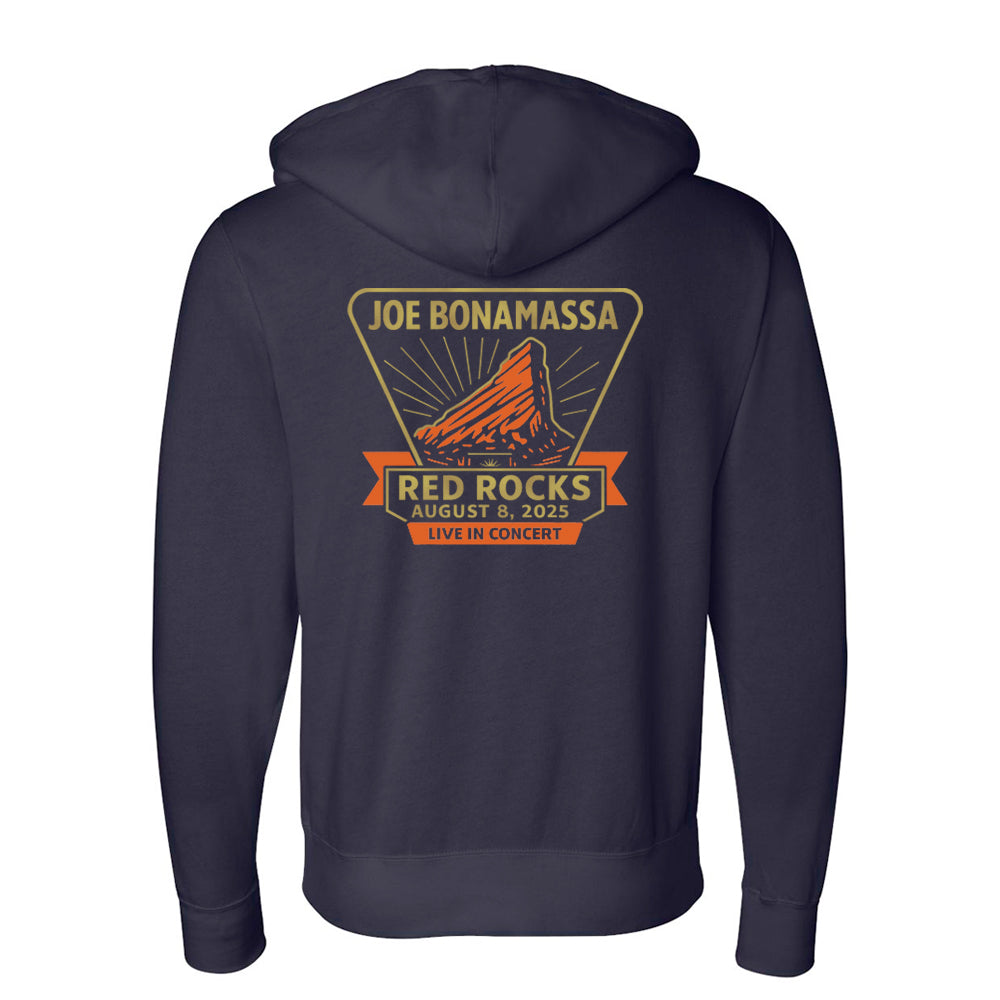 2025 Red Rocks Zip-Up Hoodie (Unisex)
