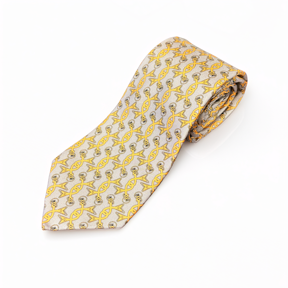 Guitar Link - Gold / Grey Tie