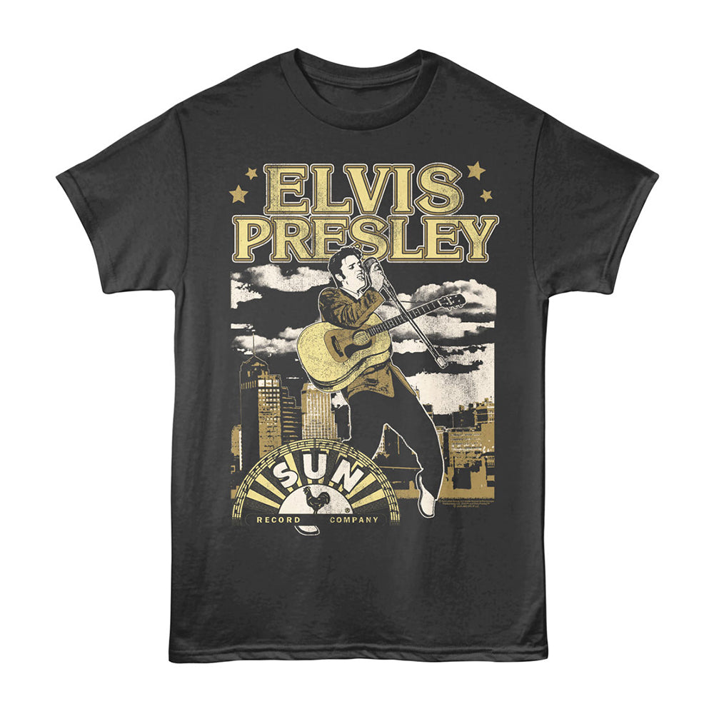 Elvis Presley - Sun Records Golden City T-Shirt (Men)