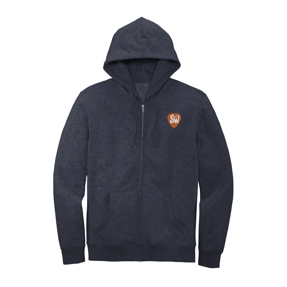 2026 Sound Wave Beach Weekend Festival Applique Zip-Up Hoodie (Unisex)