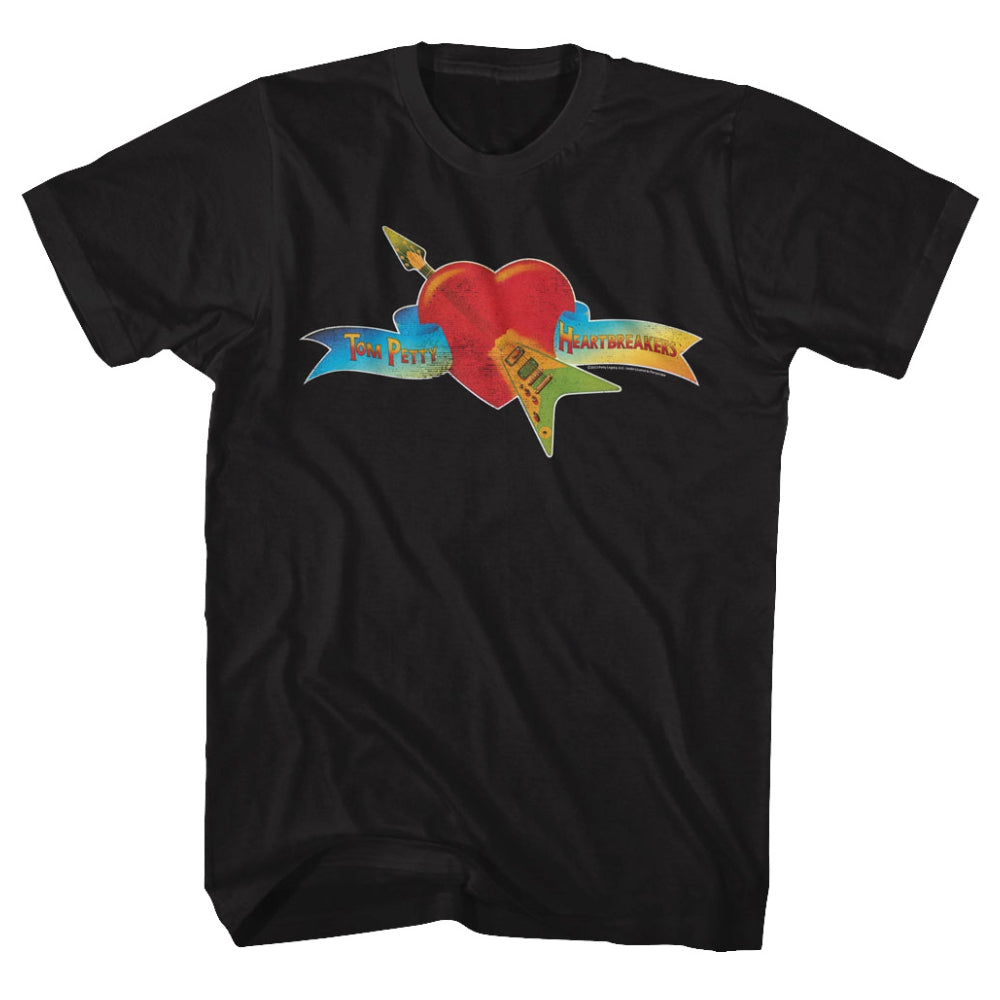 Tom Petty - Heart and Banner T-Shirt (Men)
