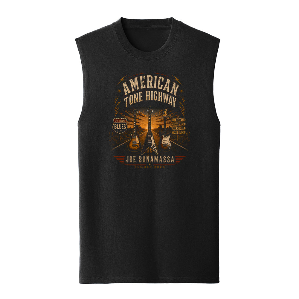 American Tone Highway Port & Co™ Sleeveless T-Shirt (Men)