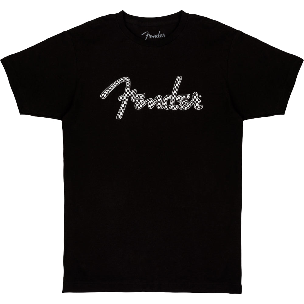 Fender® Spaghetti Logo Checkerboard T-Shirt (Unisex)