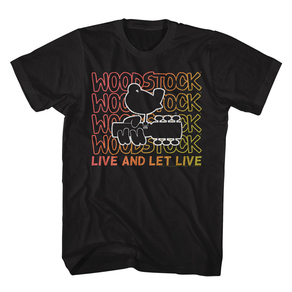 Woodstock - Live and Let Live T-Shirt (Men)