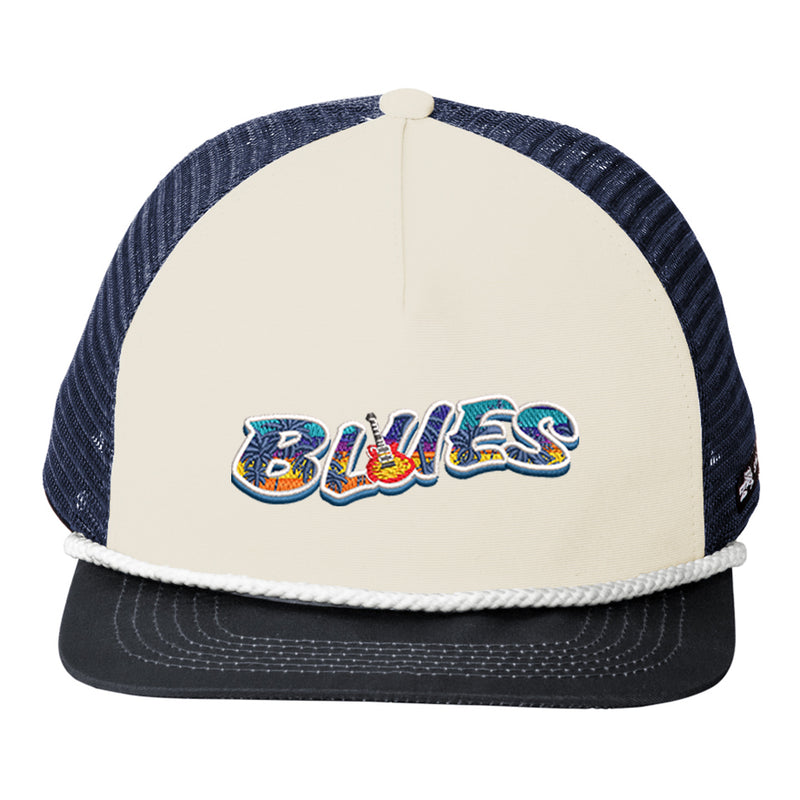 Blues Beach Spacecraft Trucker Hat