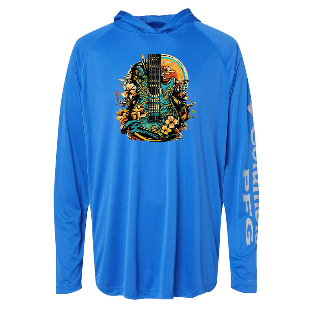 Beachin' Blues PFG Terminal Tackle Hooded Long Sleeve T-Shirt (Men)
