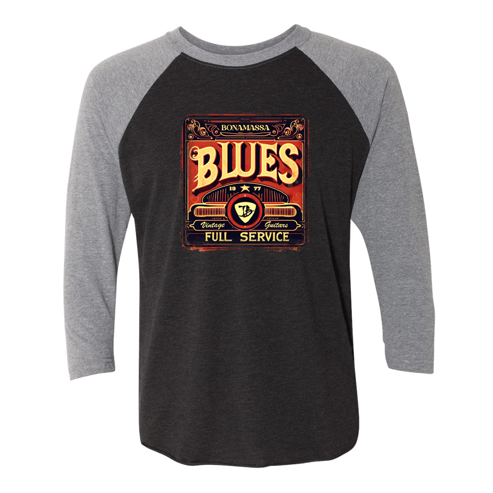 Full Service Blues 3/4 Sleeve T-Shirt (Unisex)