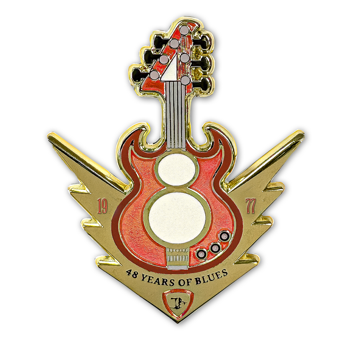 48 Years of Blues Pin - Red Limited Edition (100 pieces)