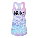 BLUES BLOCK Tie Dye Racerback Tank (Women)