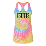 BLUES BLOCK Tie Dye Racerback Tank (Women)