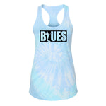 BLUES BLOCK Tie Dye Racerback Tank (Women)