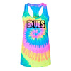 BLUES BLOCK Tie Dye Racerback Tank (Women)