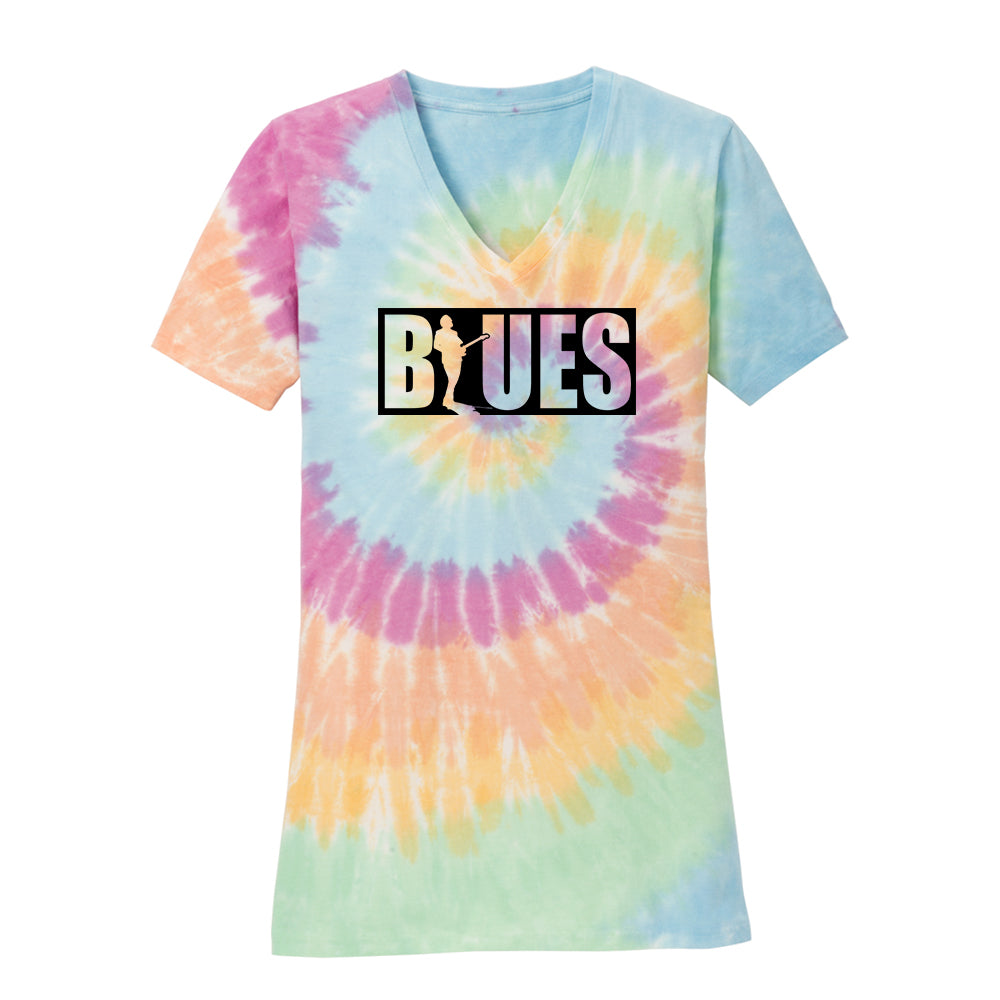 BLUES BLOCK Tie Dye V-Neck (Women)