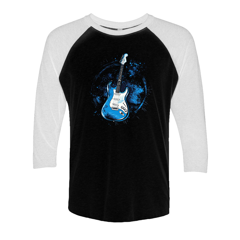 Blues Burst 3/4 Sleeve T-Shirt (Unisex)