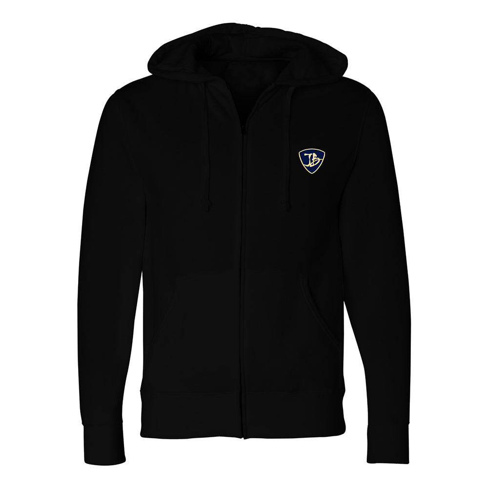 Blues Rider Zip-Up Hoodie (Unisex)