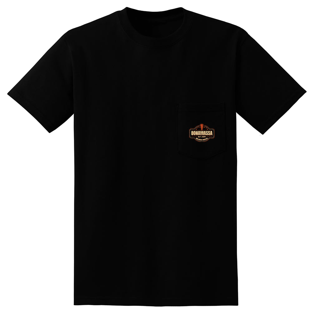 Blues Rock Seal Pocket T-Shirt (Unisex)