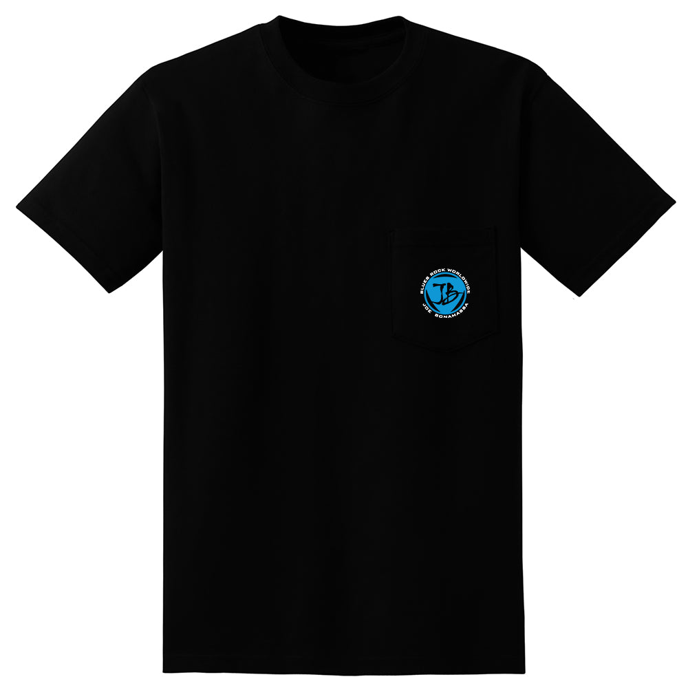 Blues Rock Worldwide Pocket T-Shirt (Unisex)