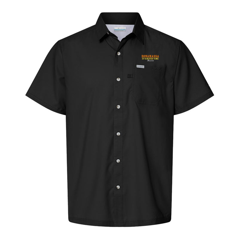 It's Blues Time Somewhere Columbia Slack Tide Camp Shirt (Men)