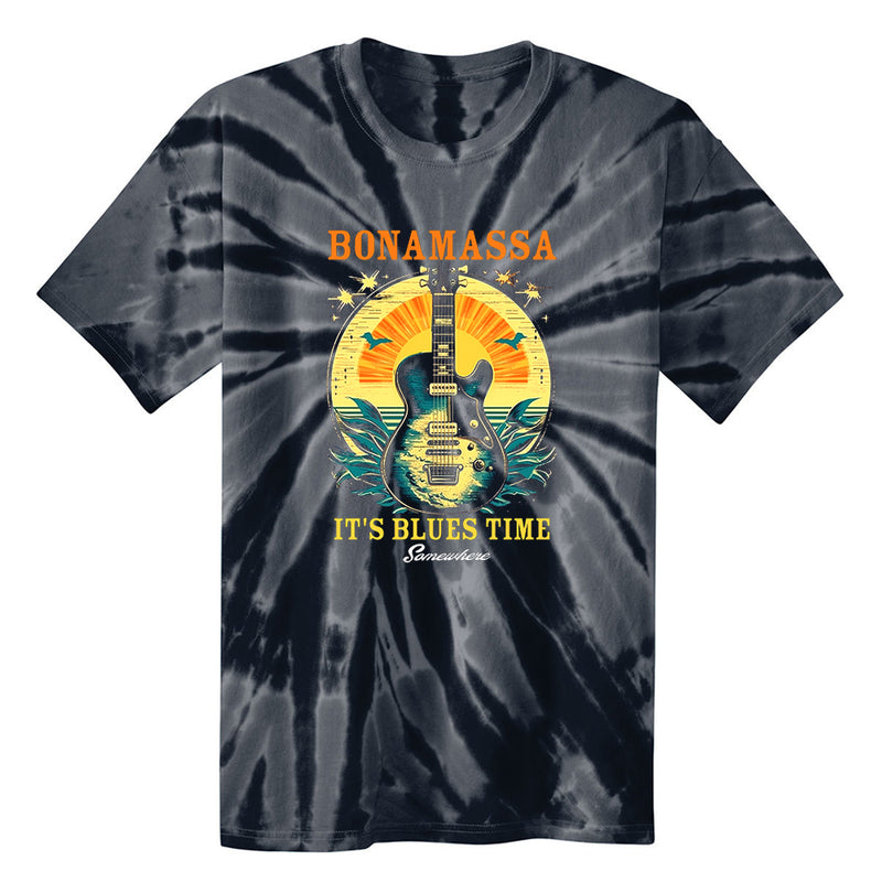 It's Blues Time Somewhere Tie Dye T-Shirt (Unisex)