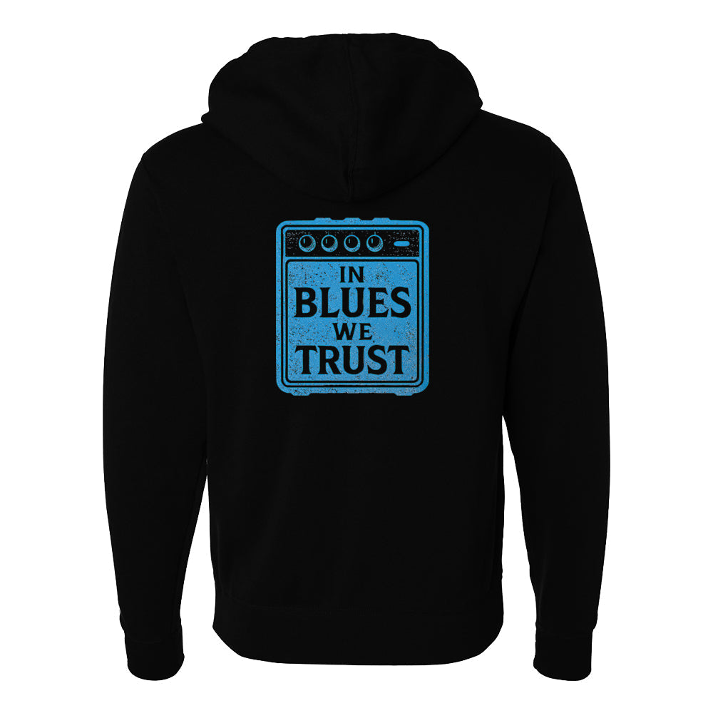 In Blues We Trust Amp Zip-Up Hoodie (Unisex)