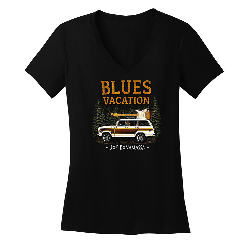 Blues Vacation V-Neck (Women)
