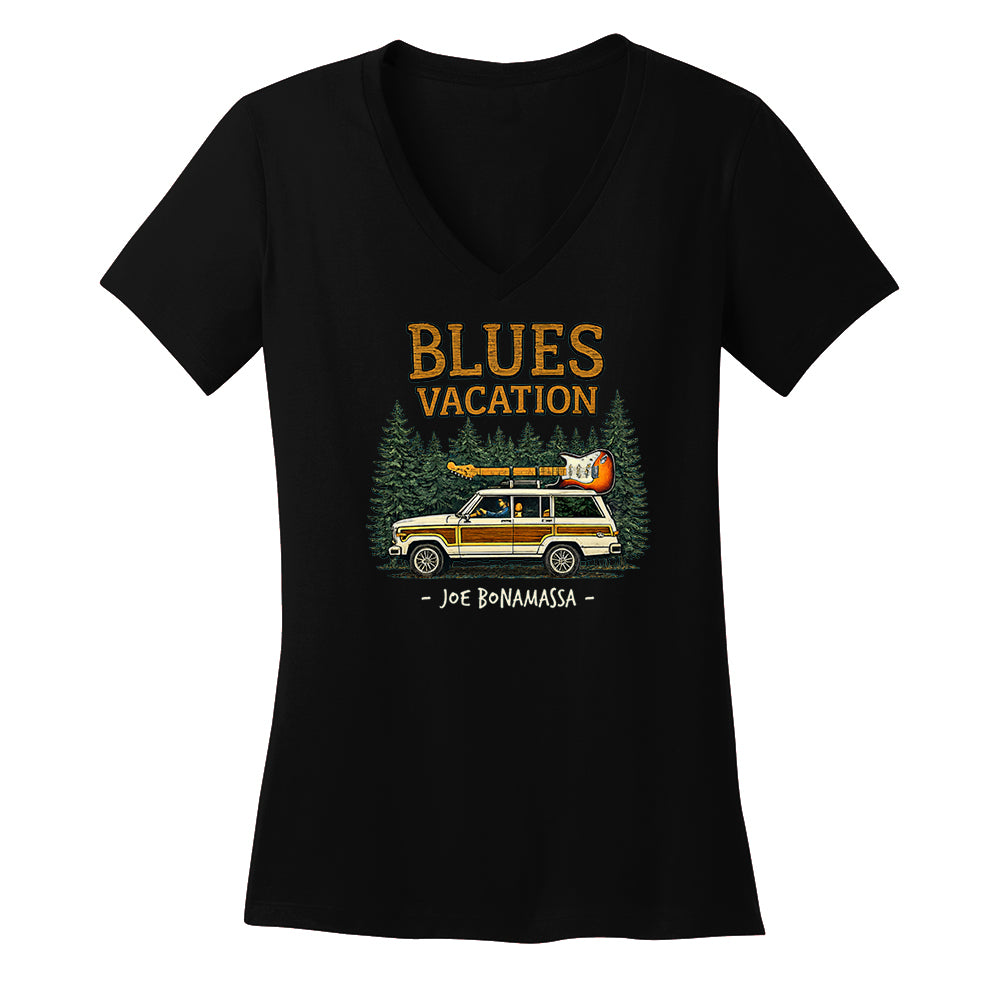 Blues Vacation V-Neck (Women)