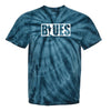 BLUES BLOCK Tie Dye T-Shirt (Unisex)