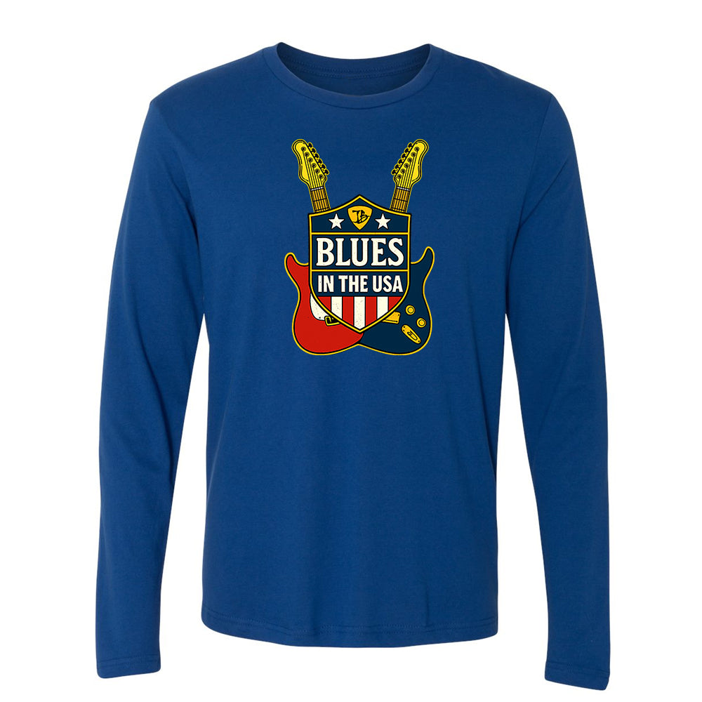Blues In The USA Long Sleeve (Men)