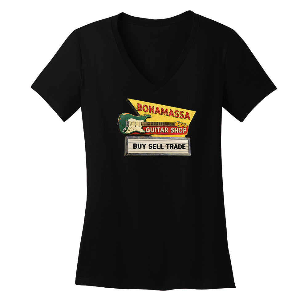 Bona Guitar Shop V-Neck (Women)