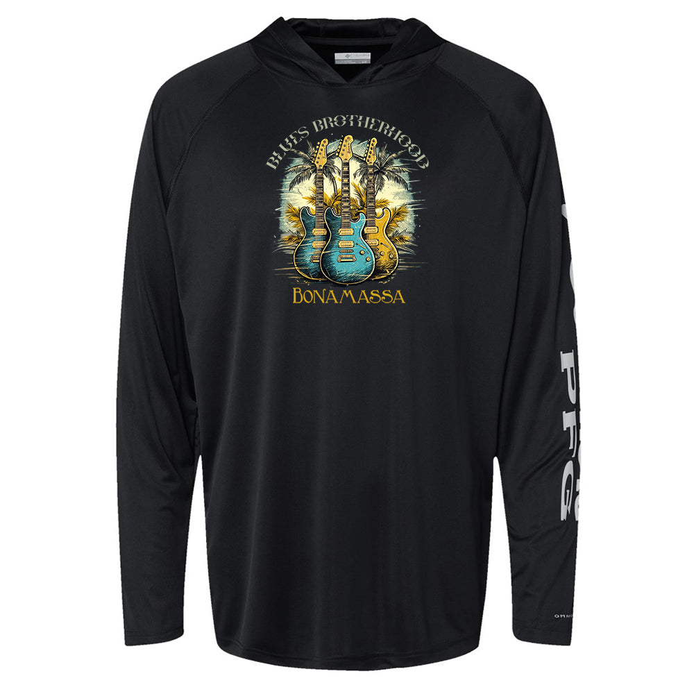 Blues Brotherhood Tropical PFG Terminal Tackle Hooded Long Sleeve T-Shirt (Men)