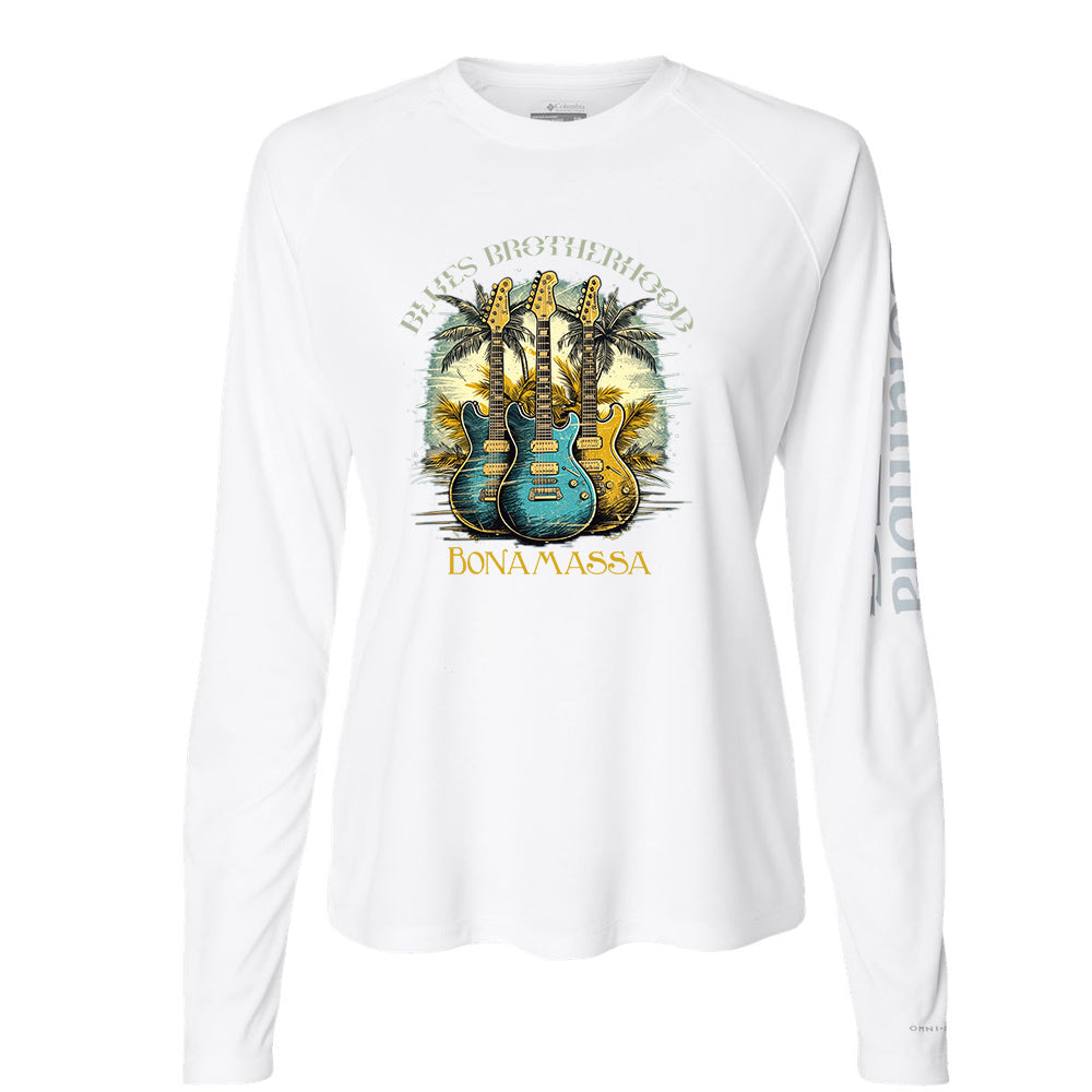 Blues Brotherhood Tropical Columbia Tidal Long Sleeve T-Shirt (Women)