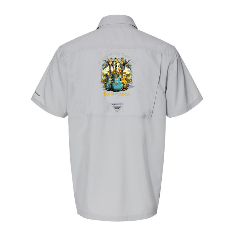 Blues Brotherhood Tropical Columbia Slack Tide Camp Shirt (Men)