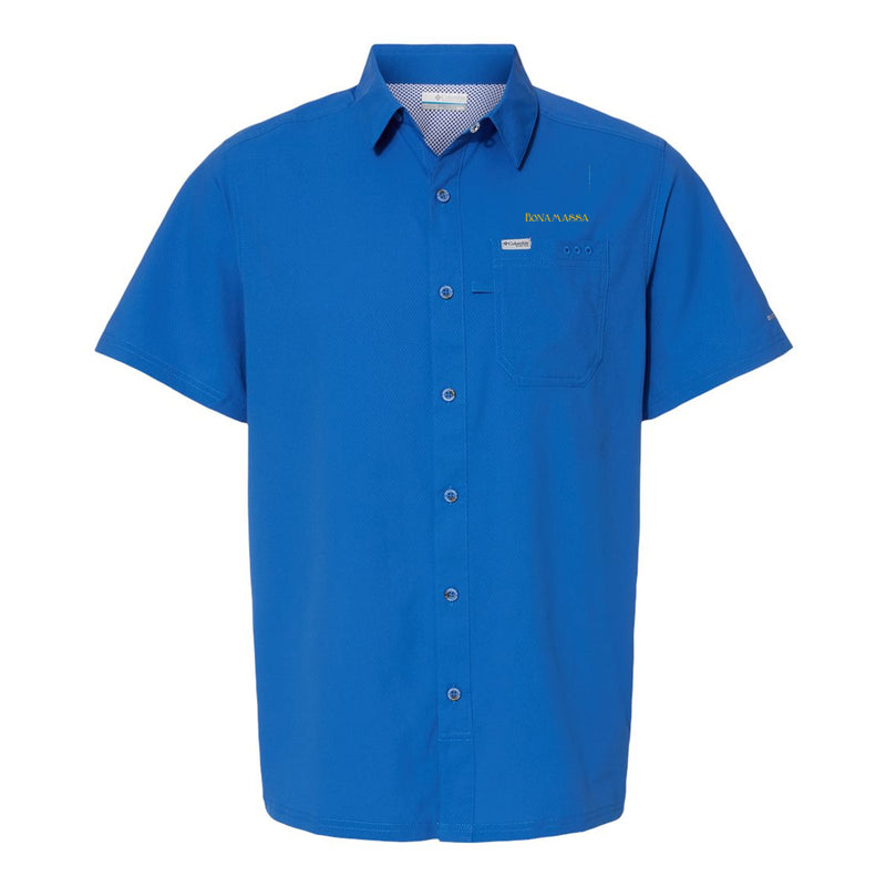 Blues Brotherhood Tropical Columbia Slack Tide Camp Shirt (Men)