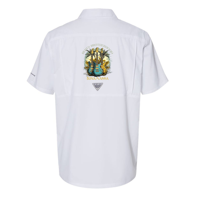Blues Brotherhood Tropical Columbia Slack Tide Camp Shirt (Men)