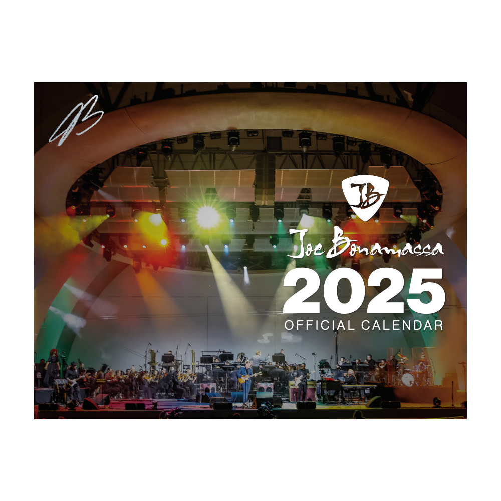 2025 Joe Bonamassa Calendar - Hand-Signed (Limited Edition 100 pieces)