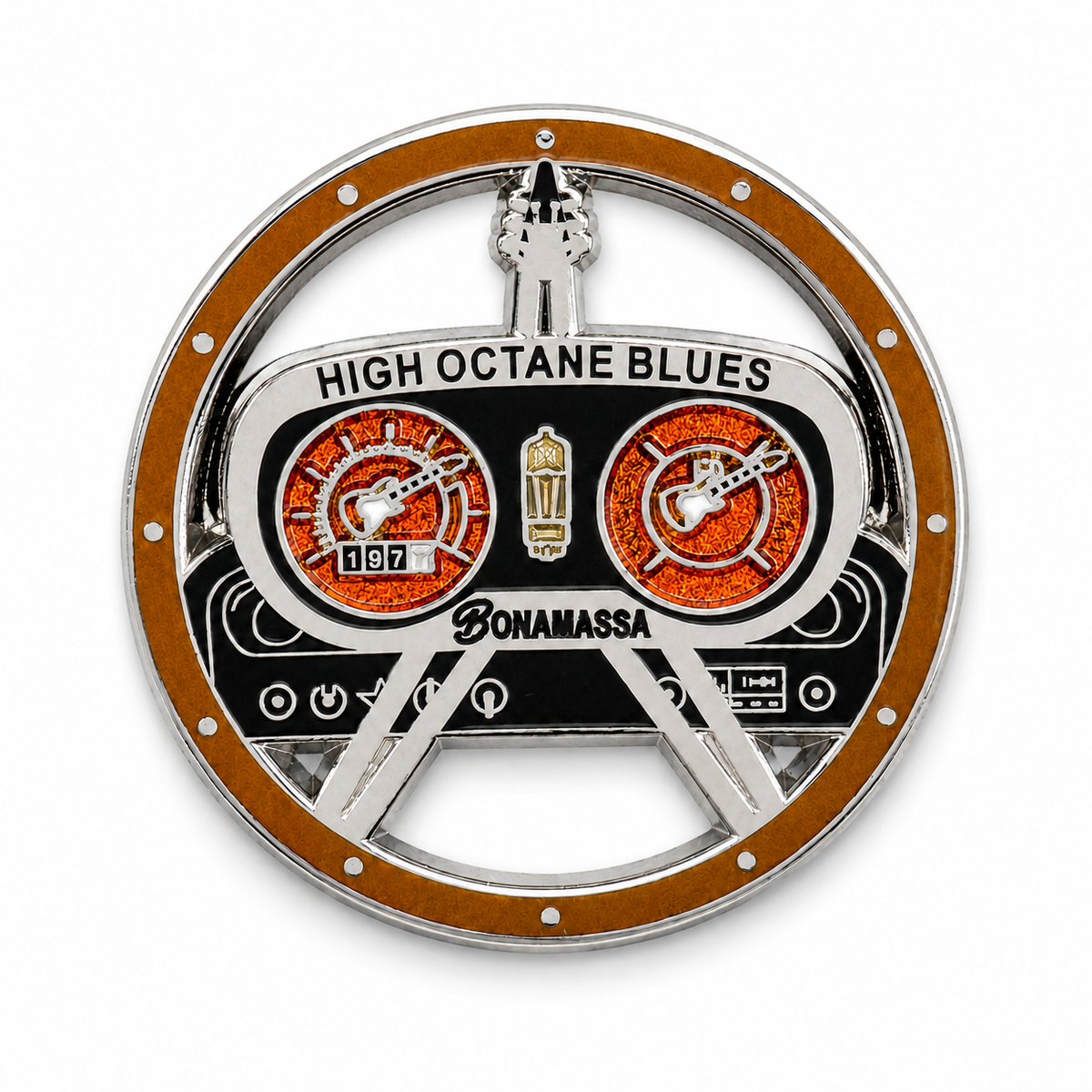 High Octane Blues Pin