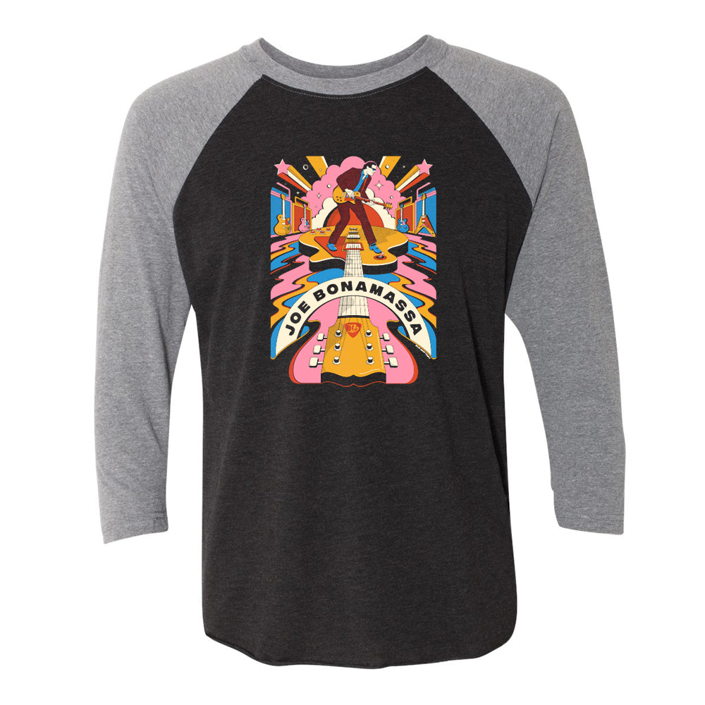 Cosmic Groove 3/4 Sleeve T-Shirt (Unisex)