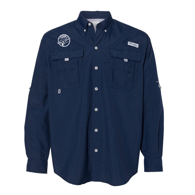 Do Not Disturb Columbia PFG Bahama II Long Sleeve (Men) - White
