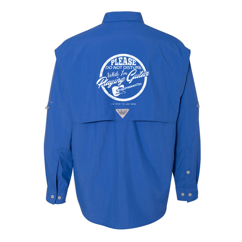 Do Not Disturb Columbia PFG Bahama II Long Sleeve (Men) - White