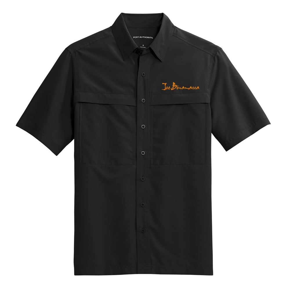 Endless Summer Blues Port Authority Short Sleeve UV Daybreak Shirt (Men)