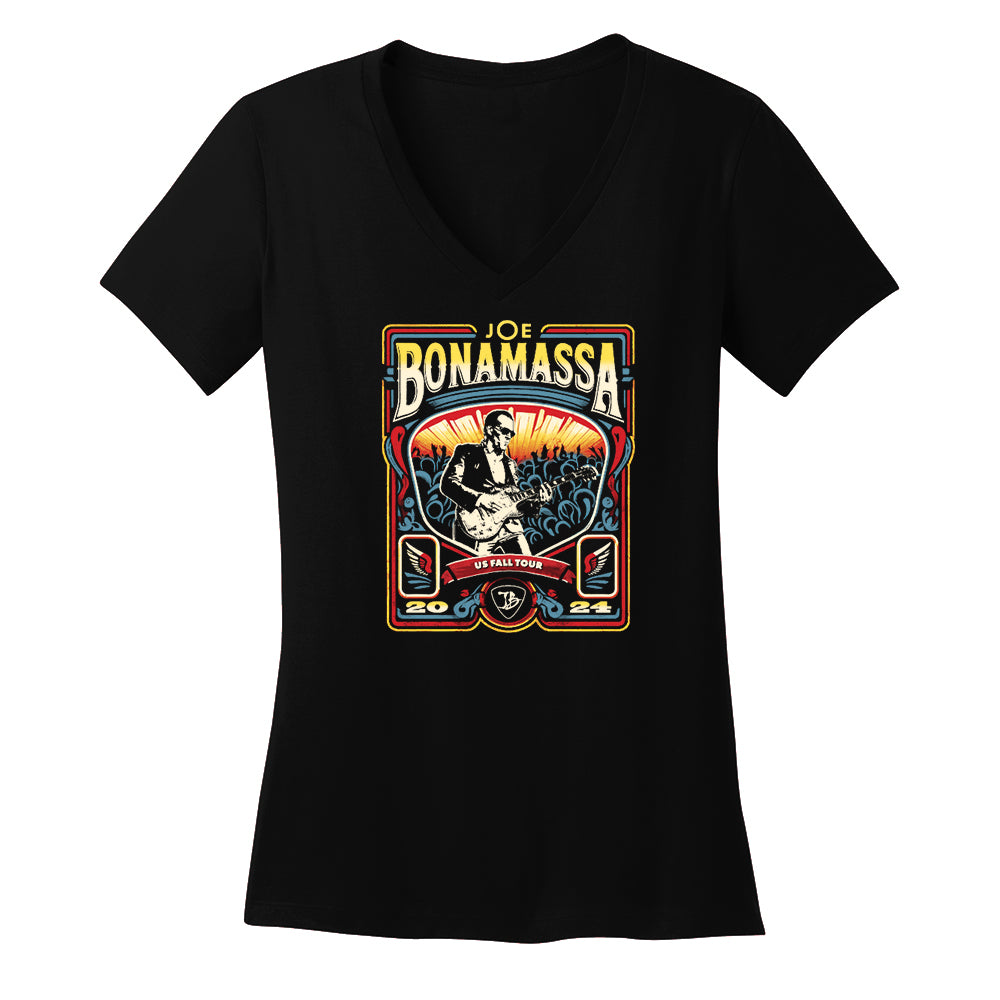 2024 U.S. Fall Tour VNeck (Women) Joe Bonamassa Official Store