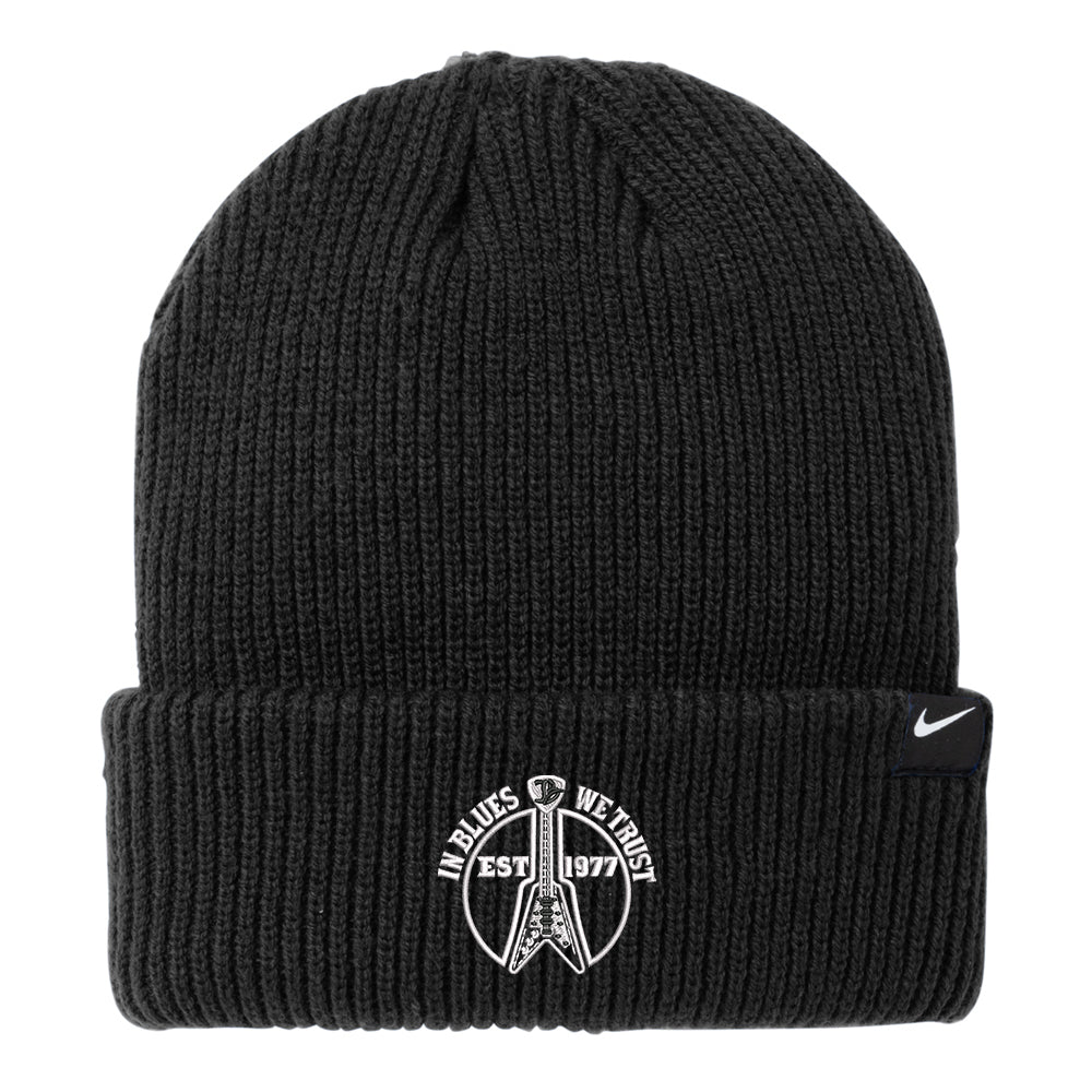 In Blues We Trust Flying V Logo Nike Terra Beanie – Joe Bonamassa