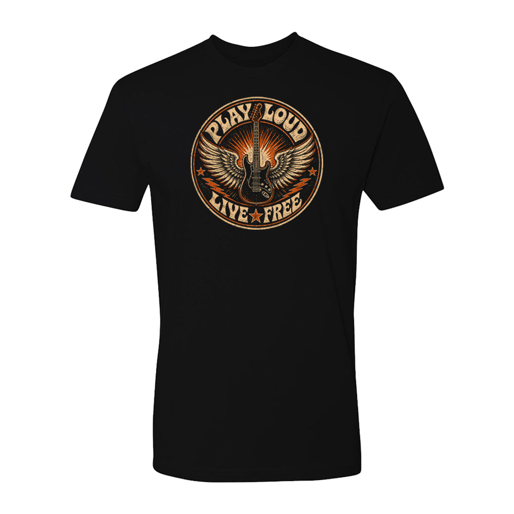 Play Loud, Live Free T-Shirt (Unisex)