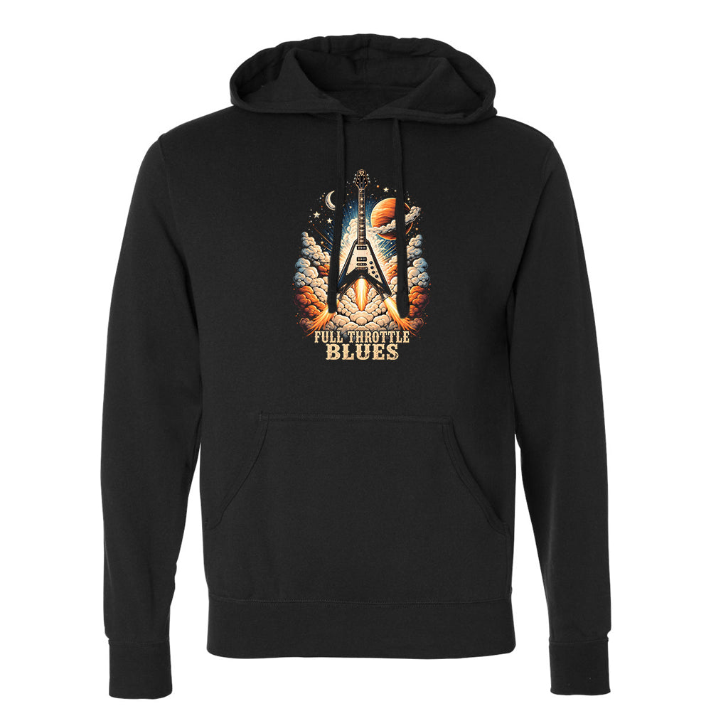 Full Throttle Blues Pullover Hoodie (Unisex)