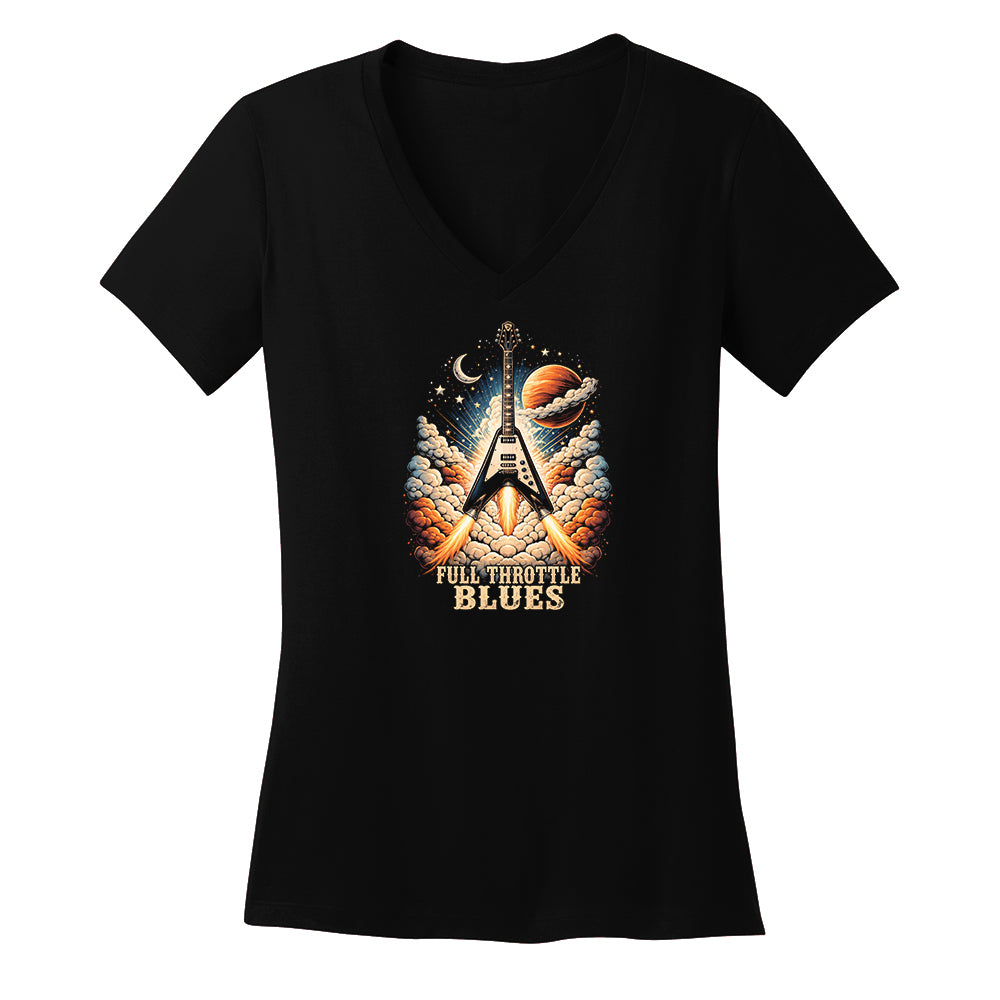 Full Throttle Blues V-Neck (Women)