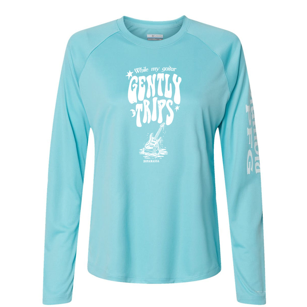 Gently Trips Columbia Tidal Long Sleeve T-Shirt (Women) - White